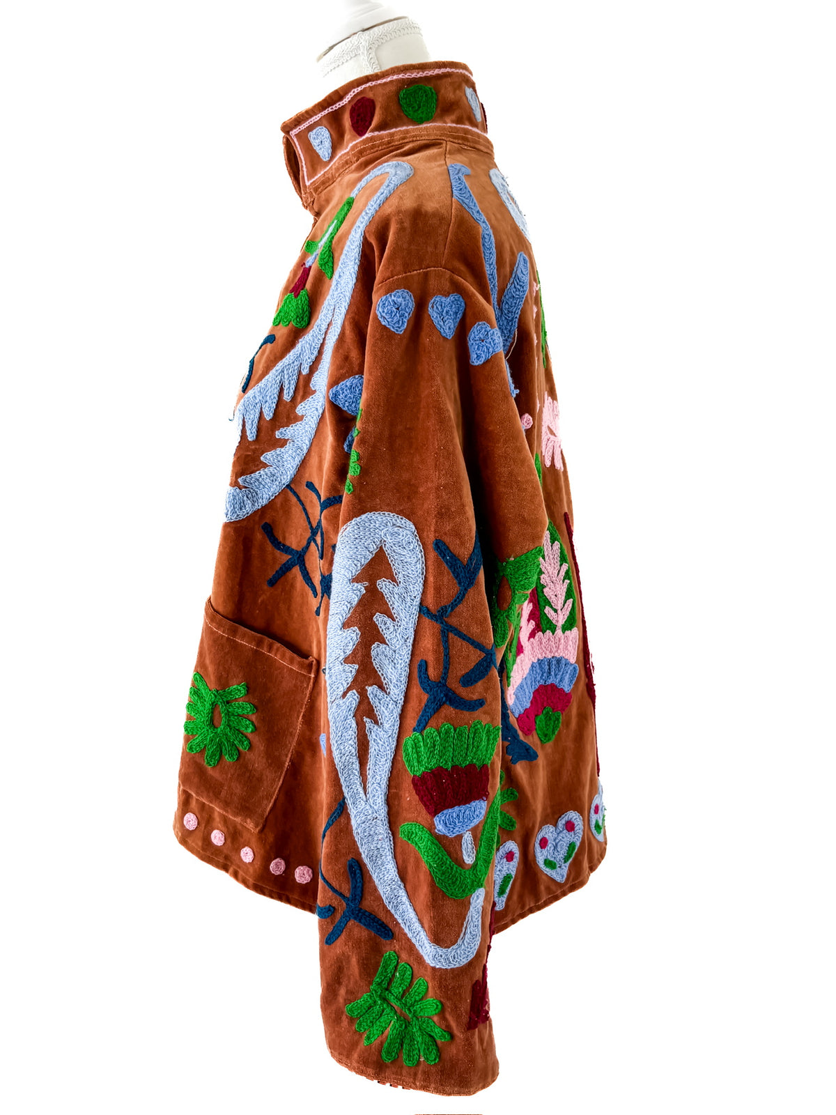 W&W Love Velvet Jacket Suzhani Cinnamon