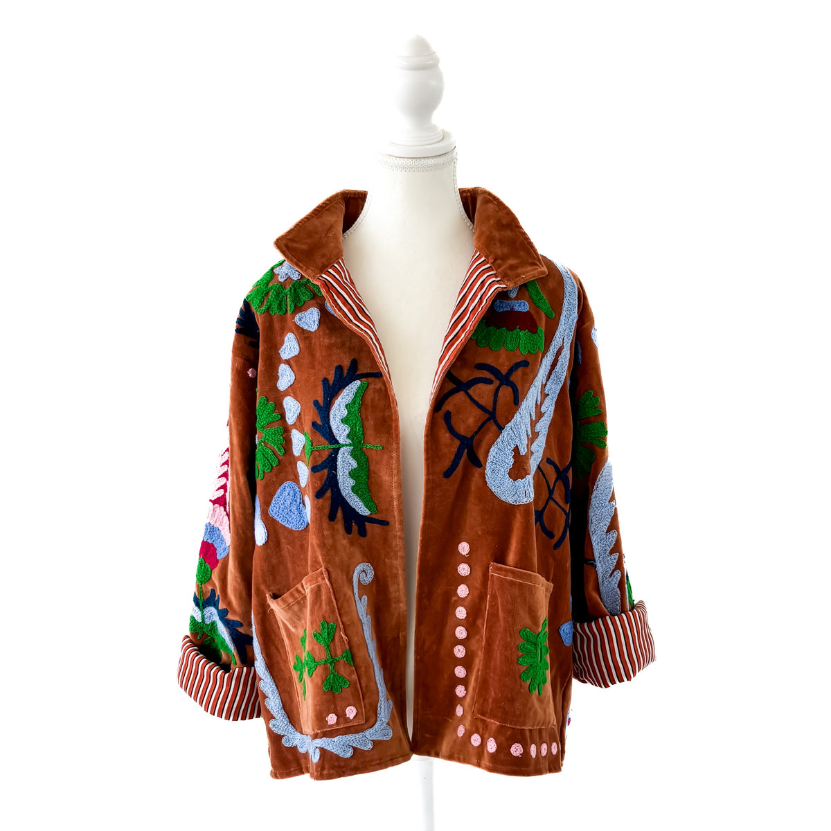 W&W Love Velvet Jacket Suzhani Cinnamon