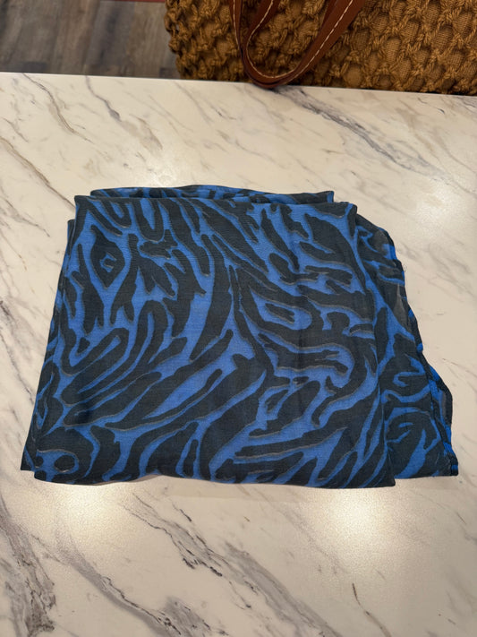 TIGER Stripe Scarf Cobalt/Black