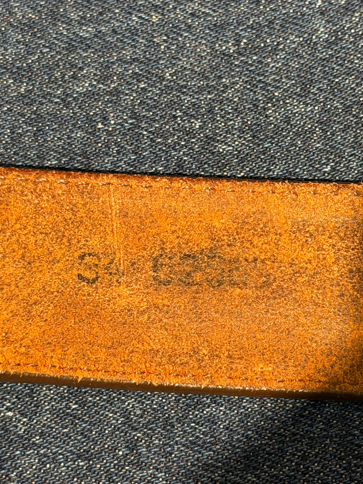 Vintage Leegin Western Leather Belt – Made in USA – Size 34