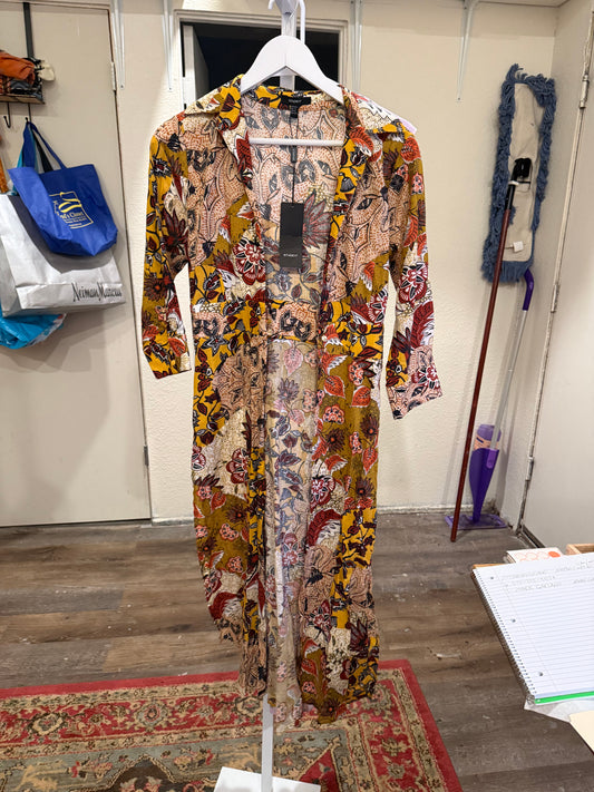 STUDIO F	Tribal Print Shirtdress	XS