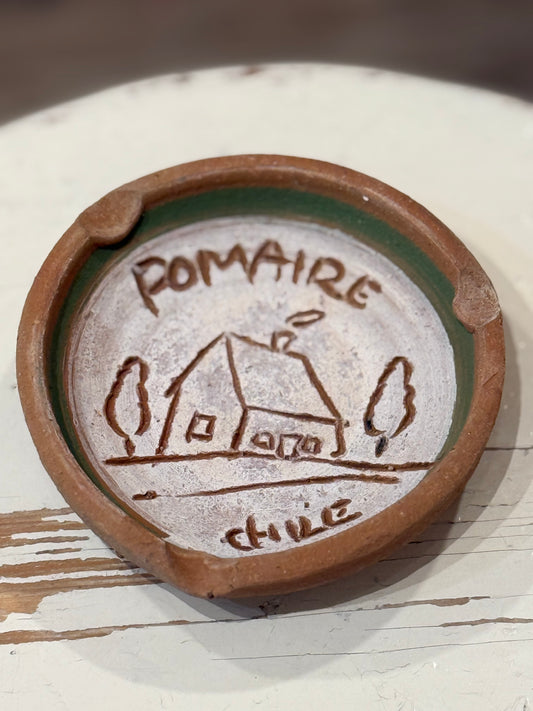 Vintage Handmade ASHTRAY from Pomaire, Chile