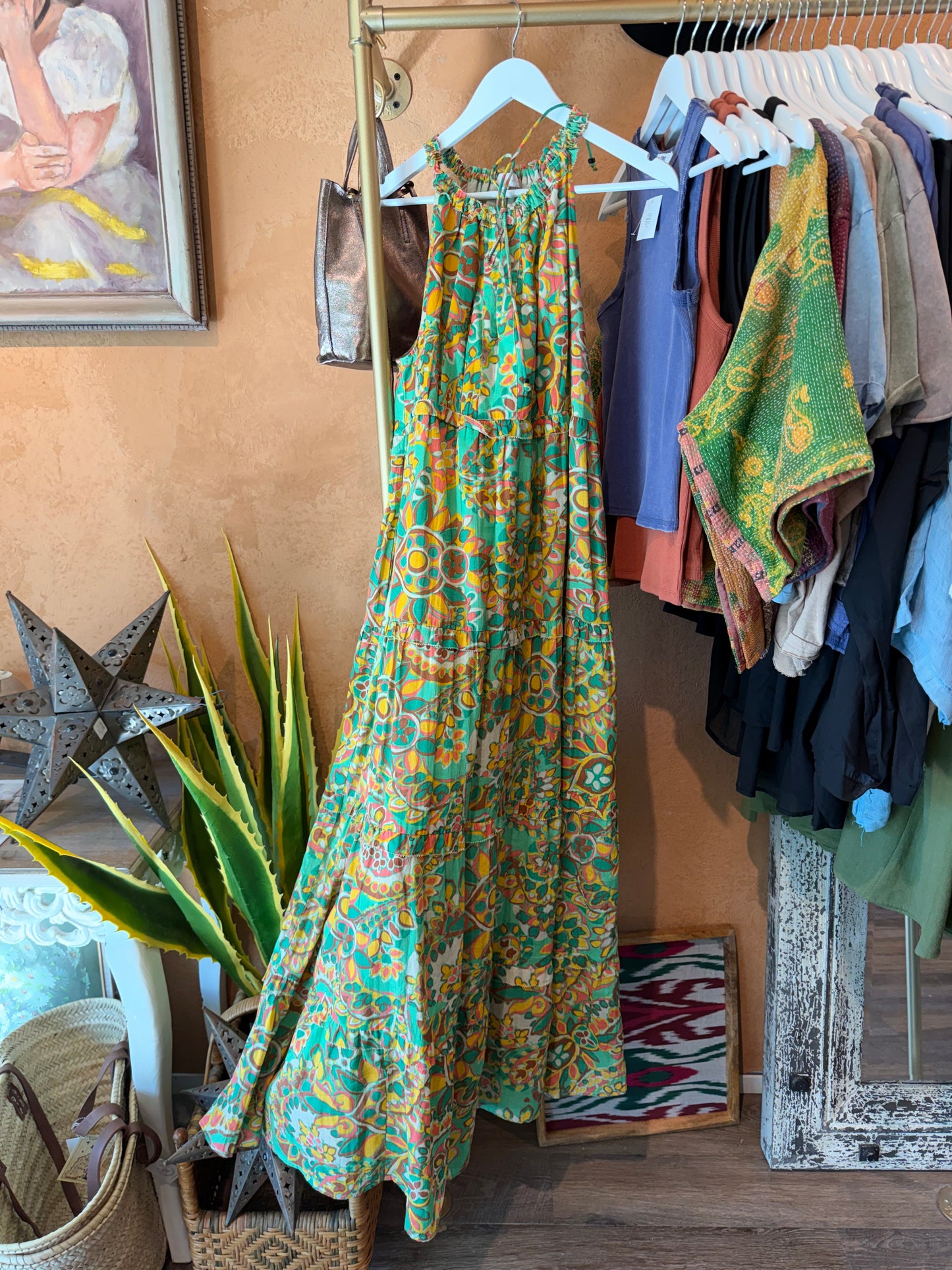 HOUSE OF HARLOW Boho Floral Maxi