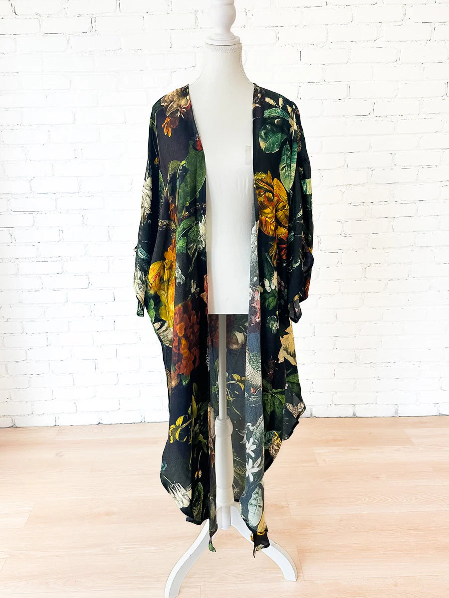W&W Audubon Long Kimono, OS