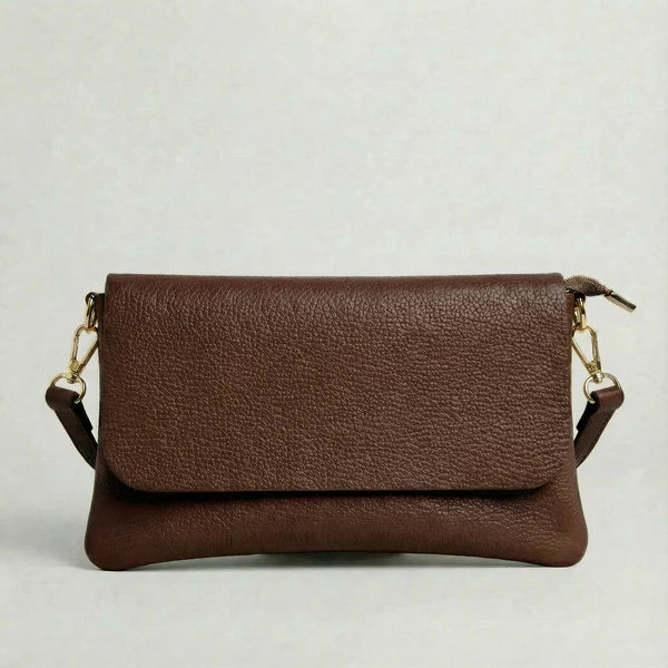 CROSSBODDY PEBBLE BAG CHOCOLATE