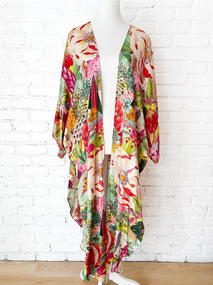 W&W Jaipur Long Kimono, OS