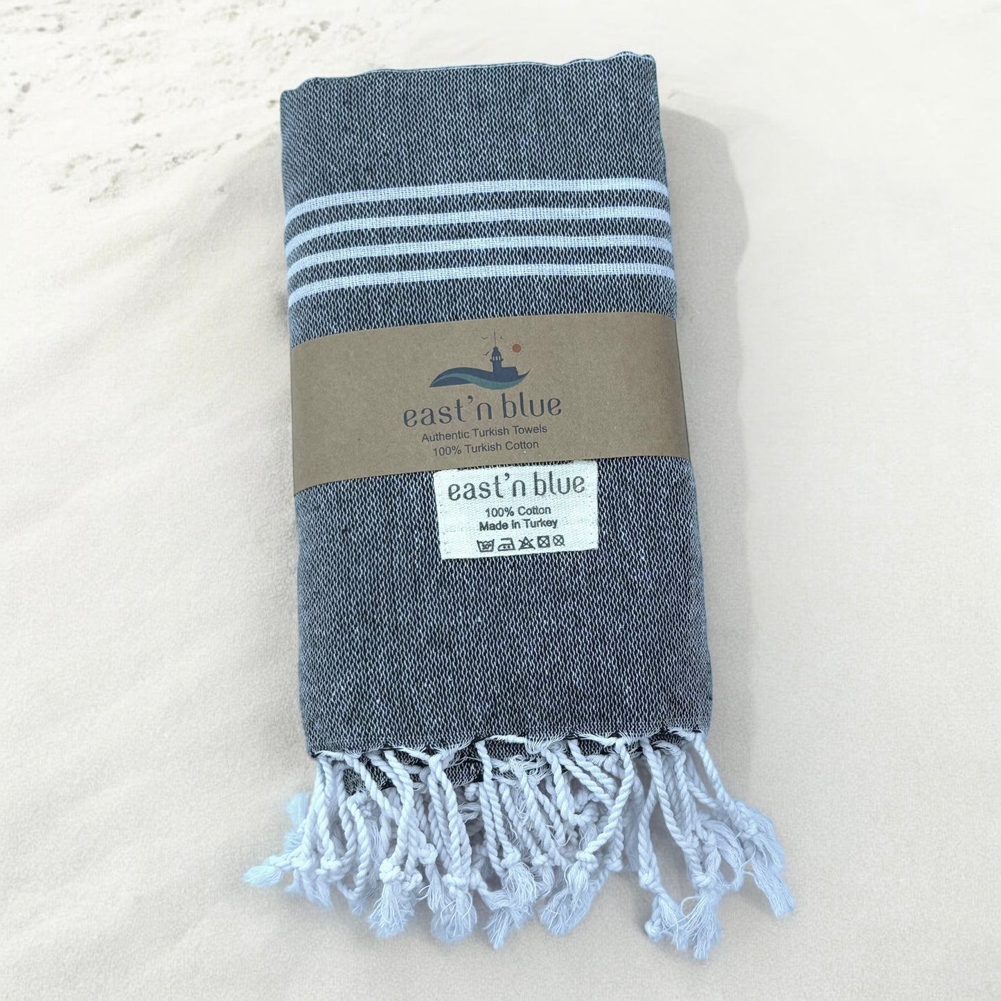 FOUTA Beach Towel: Fume