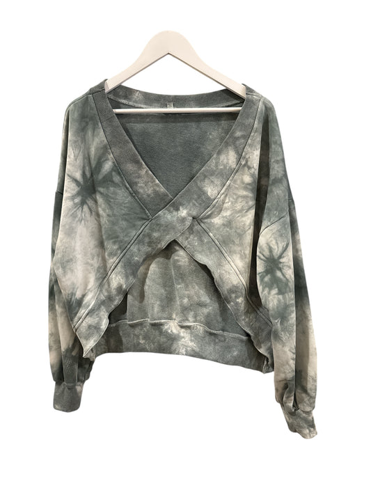POL Tie Dye Sweatshirt, Criss Cross Back