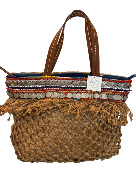 BOHO Jute & Coin Bag by STEVEN
