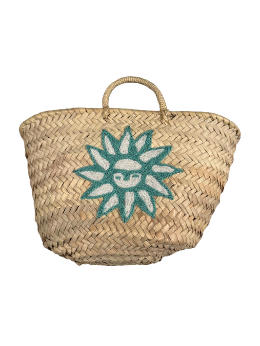 COLORES Palm Leaf Tote, Lined w/SUN