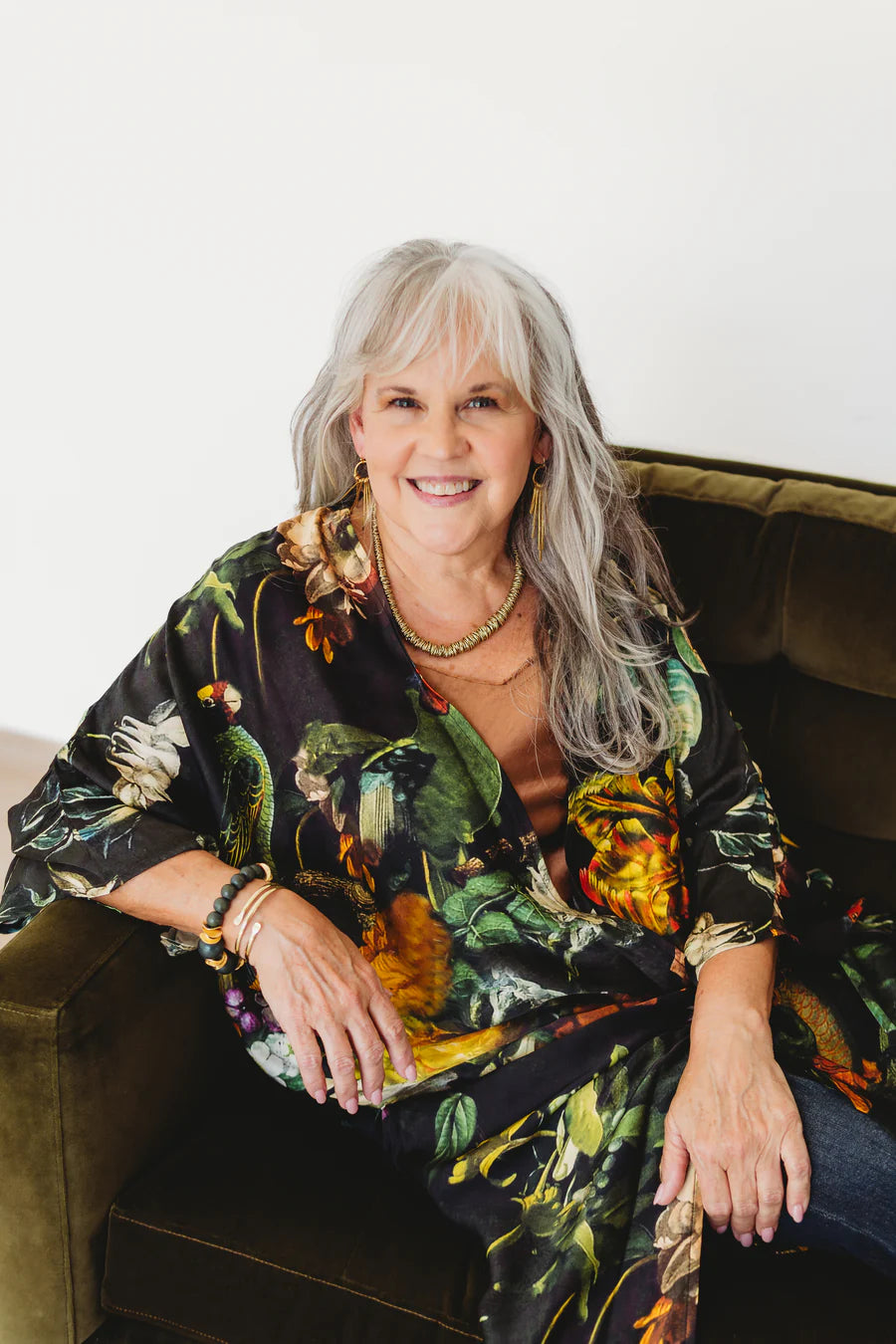 W&W Audubon Long Kimono, OS