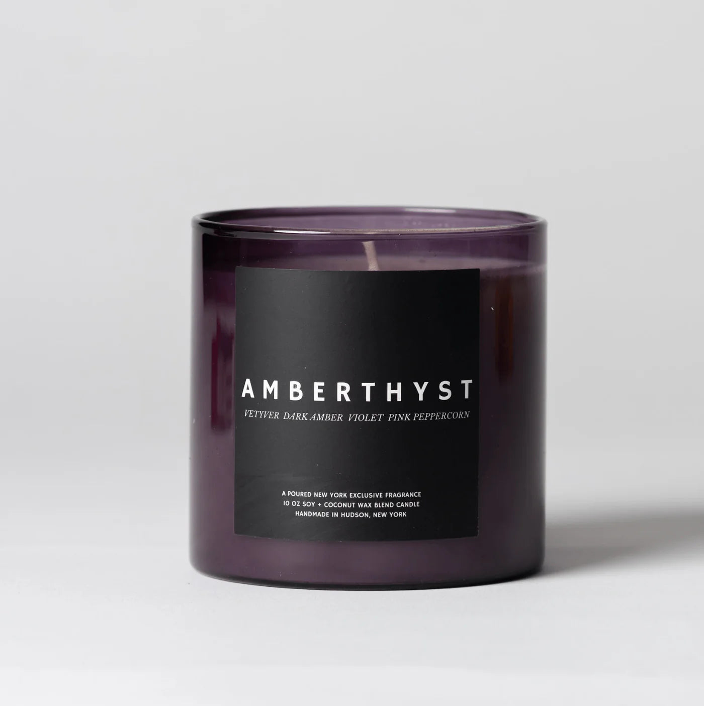 POURED AMBERTHYST CANDLE