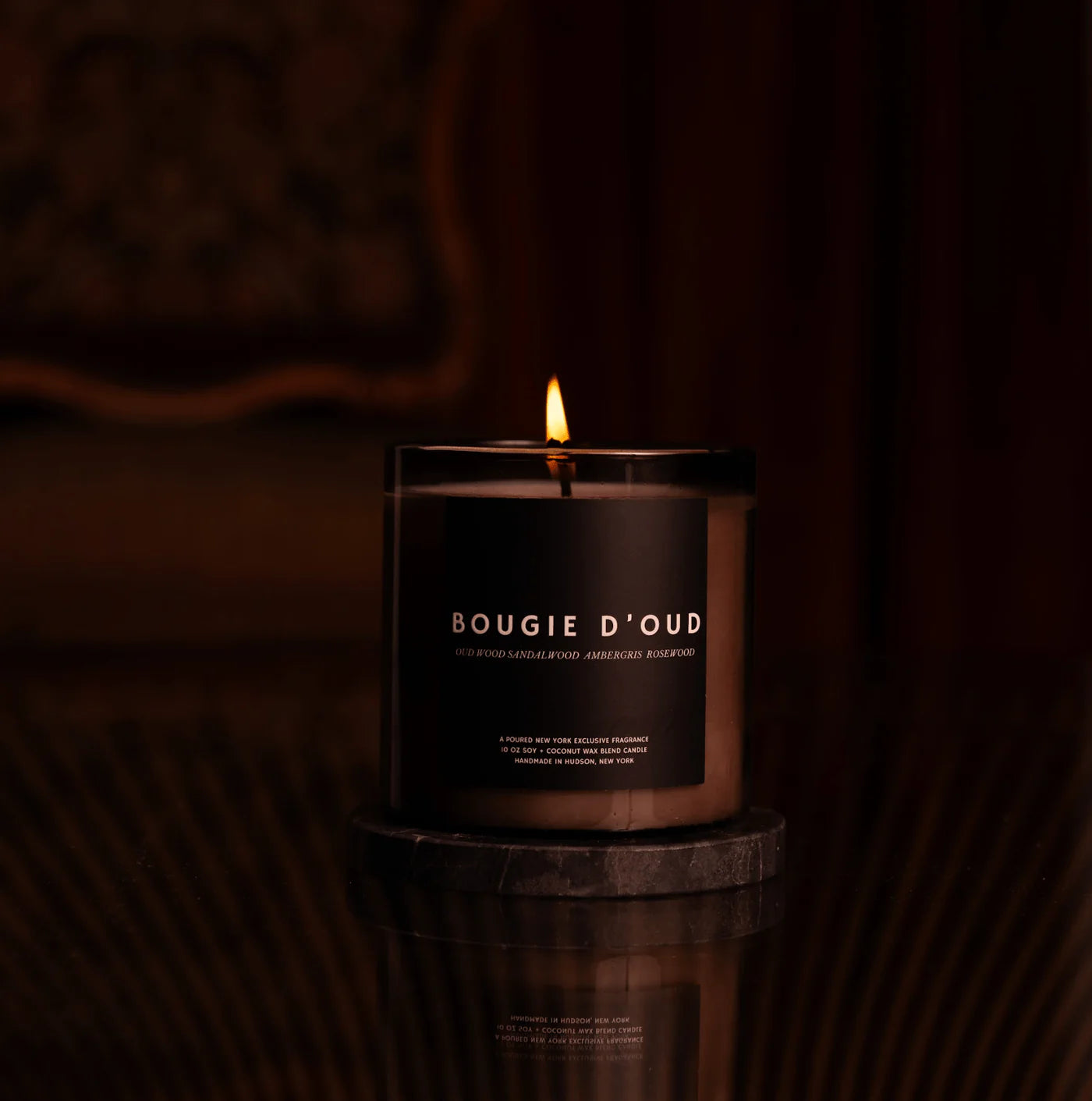 POURED BOUGIE D'OUD CANDLES