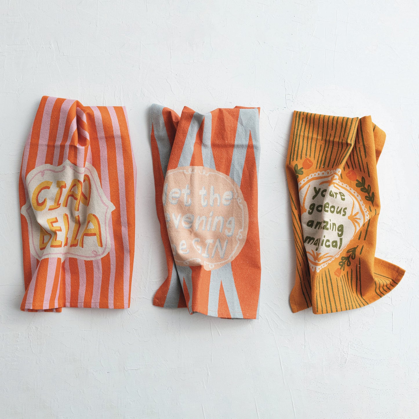 COTTON & LINEN TEA TOWELS, sold by the EACH