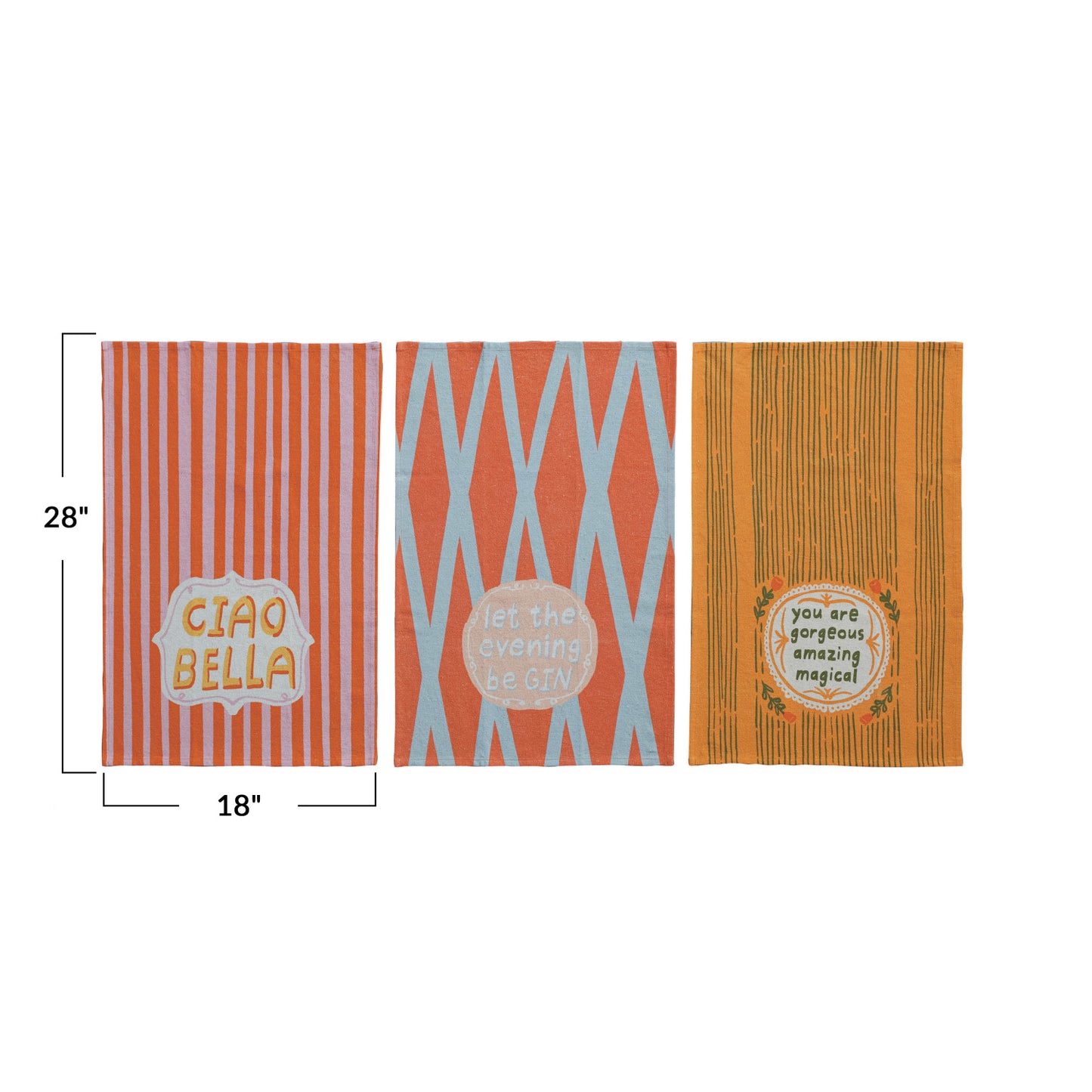 COTTON & LINEN TEA TOWELS, sold by the EACH