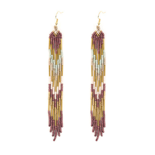 Free Spirit Fringe Earring: Eucalyptus Bark