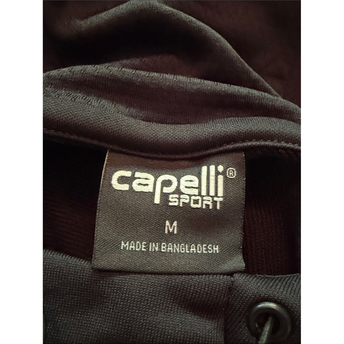 CAPELLI SPORT Legends Black Yellow Pullover Hoodie Athletic Sweatshirt NWOT