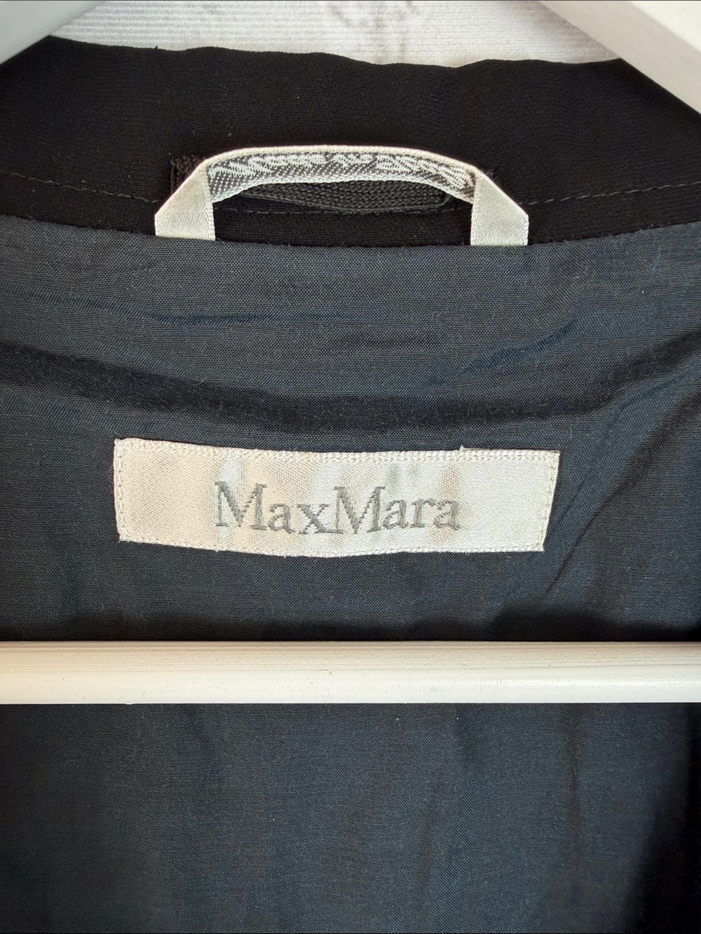 MAX MARA Black Short Sleeve Blazer Made in Italy Single Button