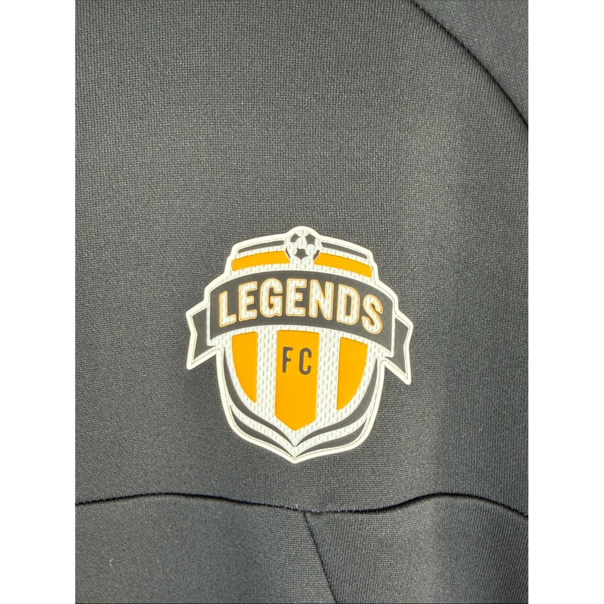CAPELLI SPORT Legends Black Yellow Pullover Hoodie Athletic Sweatshirt NWOT
