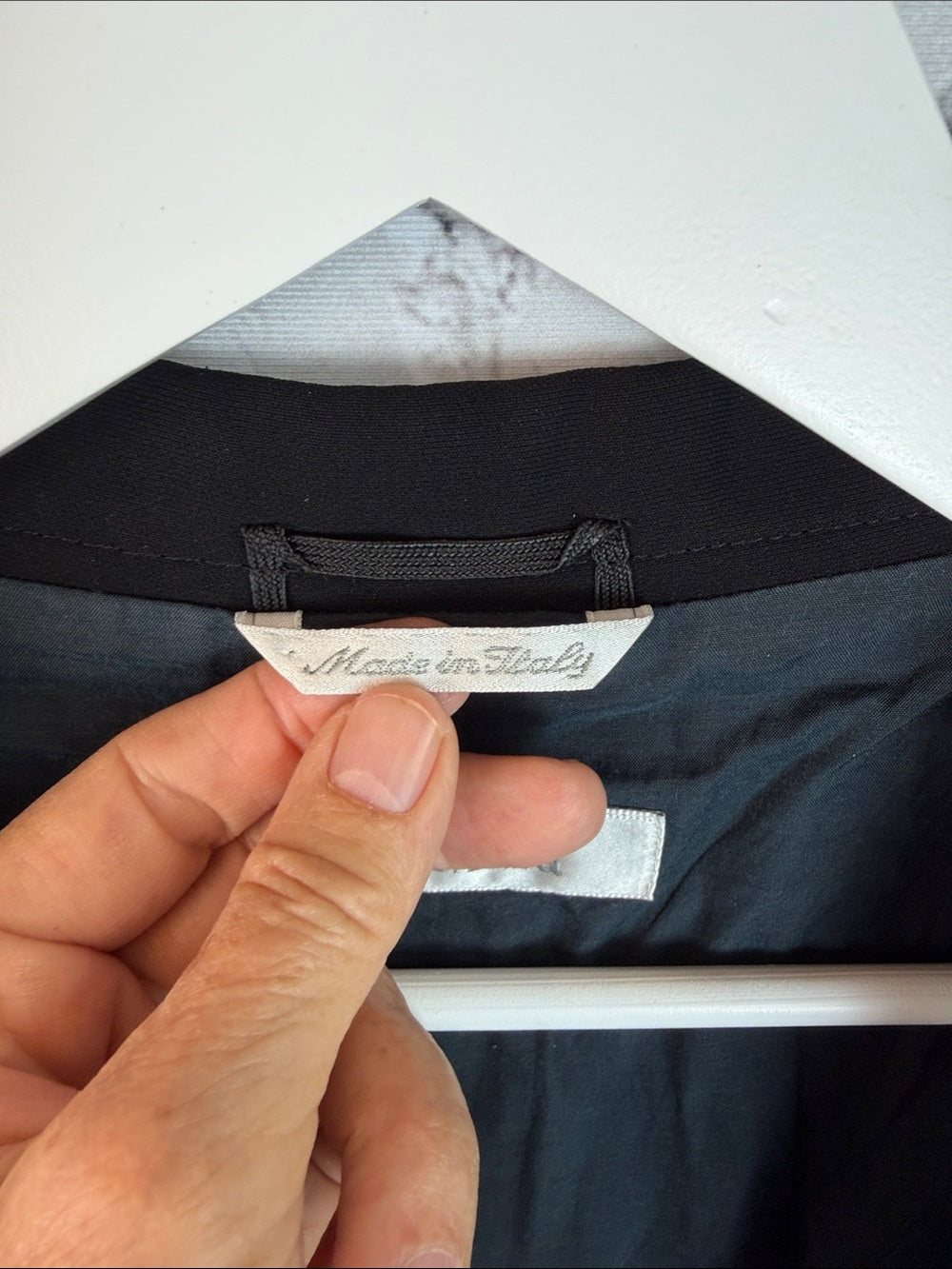 MAX MARA Black Short Sleeve Blazer Made in Italy Single Button