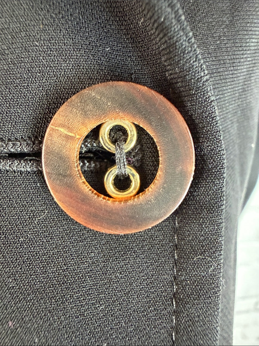 MAX MARA Black Short Sleeve Blazer Made in Italy Single Button
