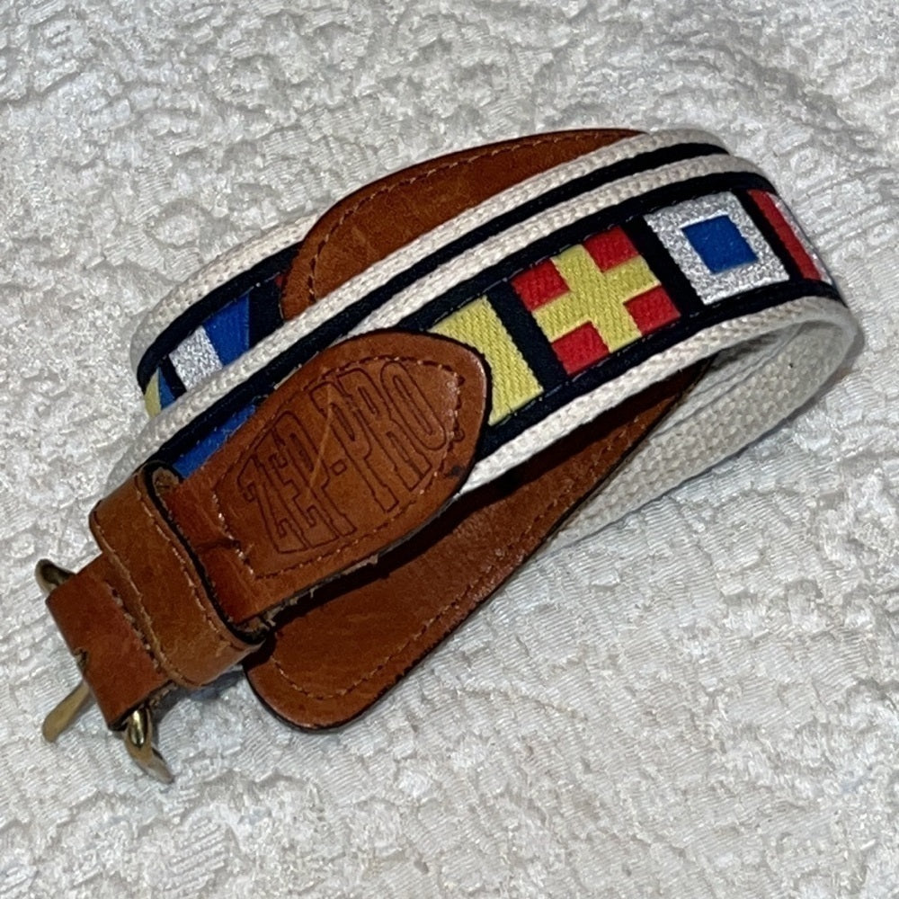 ZEP-PRO Men’s Nautical Flag Belt, Size 44
