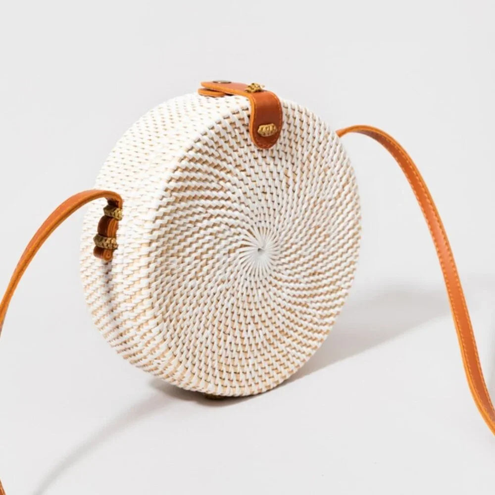 Crossbody Round Handwoven Bag Made in Bali