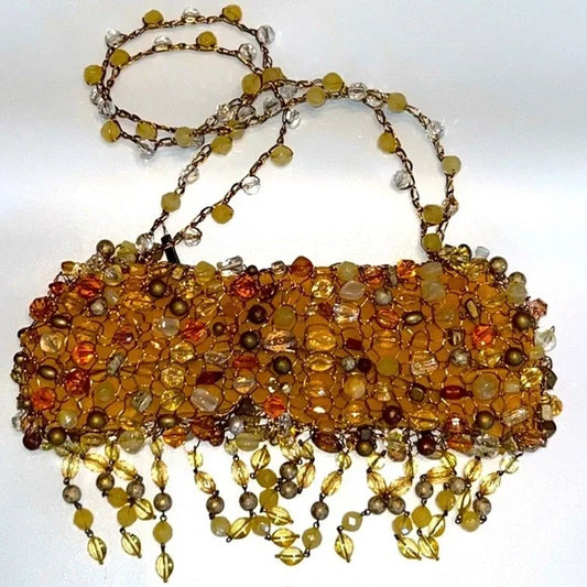 VINTAGE Beaded Evening Bag from Brazil Special Occasion UNIQUE