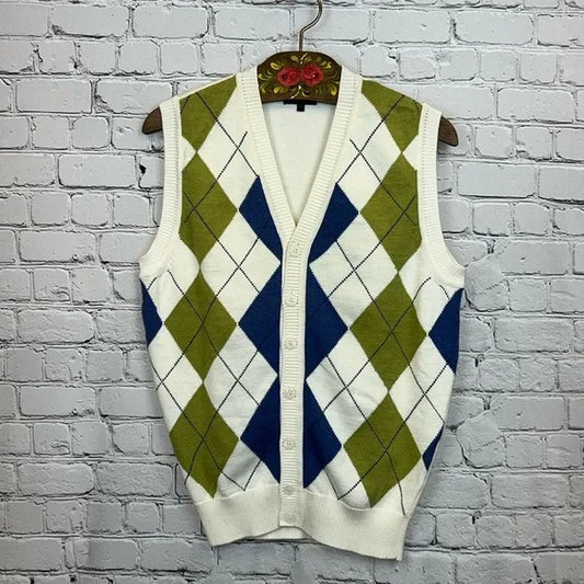 PEARLY GATES Luxury Golf Argyle Sweater