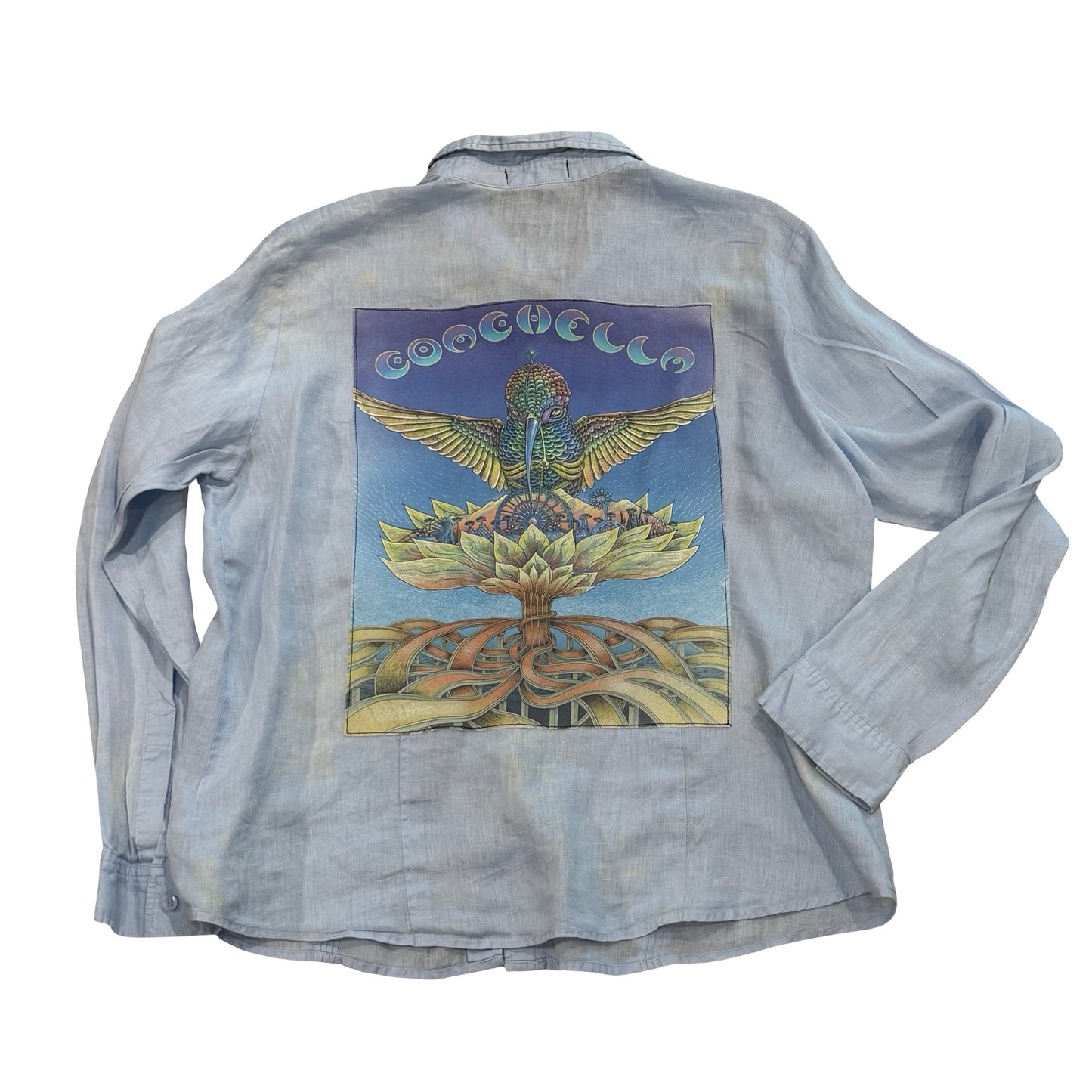 CUSTOM FLAN PIECE Baby Blue COACHELLA