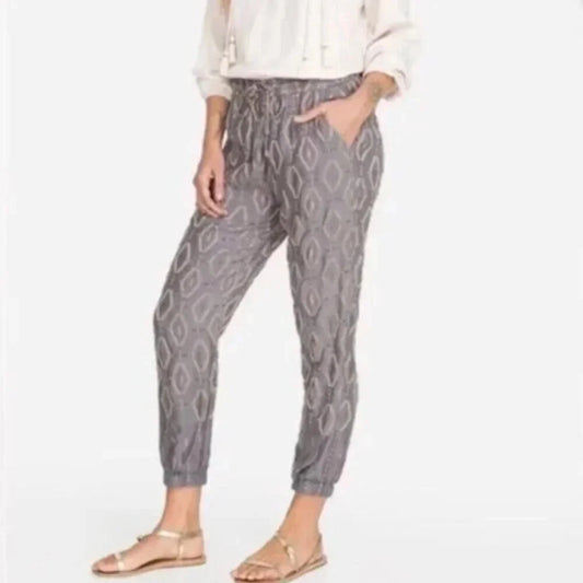 JOHNNY WAS P&G Women's Embroidered Jogger Pants
