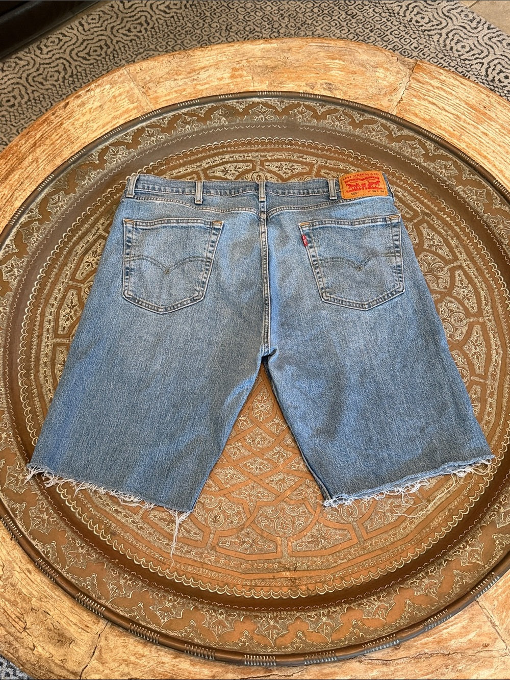 Levi’s 505 Cutoff Denim Jorts | Men’s 38 | Vintage Wash Y2K Skater Shorts
