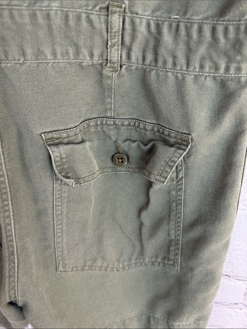 Ralph Lauren Denim & Supply Olive Green Utility Shirt Women Size S