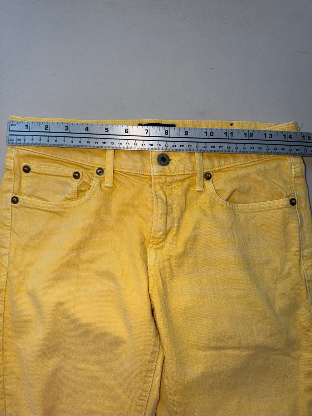 RUGBY RALPH LAUREN Bright Yellow Super Skinny Jeans | Collectible Designer Denim