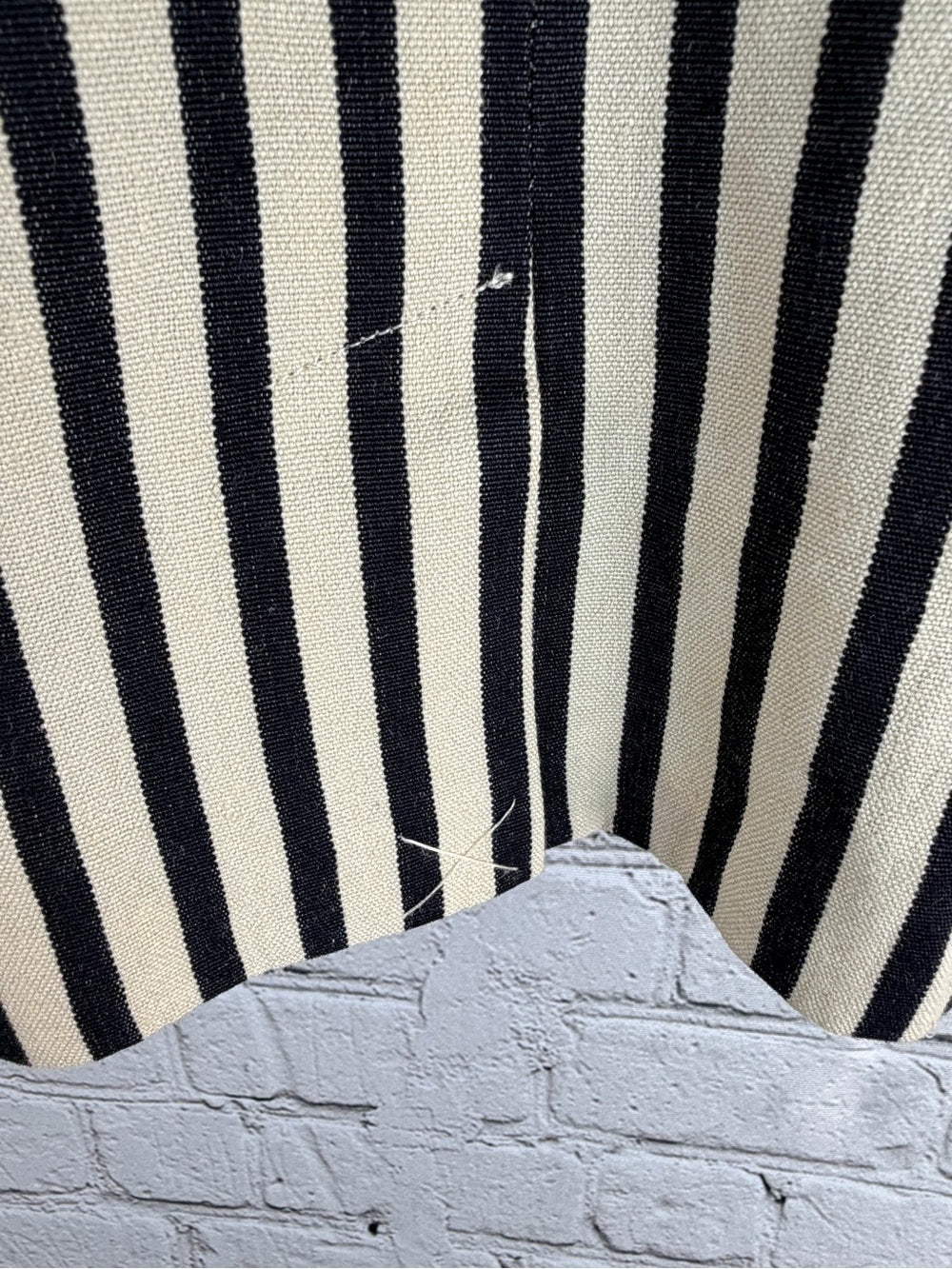 RUGBY RALPH LAUREN Linen Blazer Navy Cream Striped Preppy Jacket Size 2