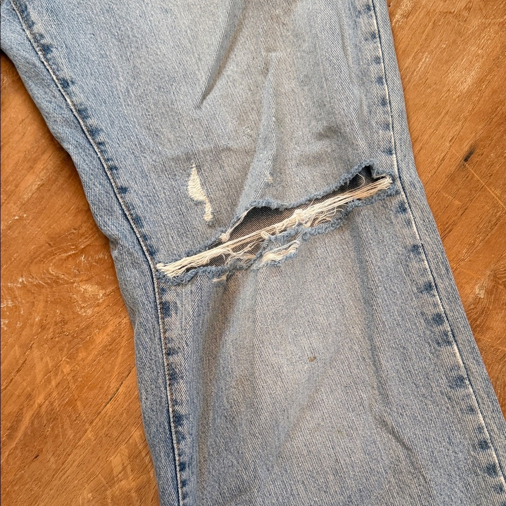MASSIMO Denim Supply Logan Distressed Light Wash‎ Denim, Men’s 34 x 32