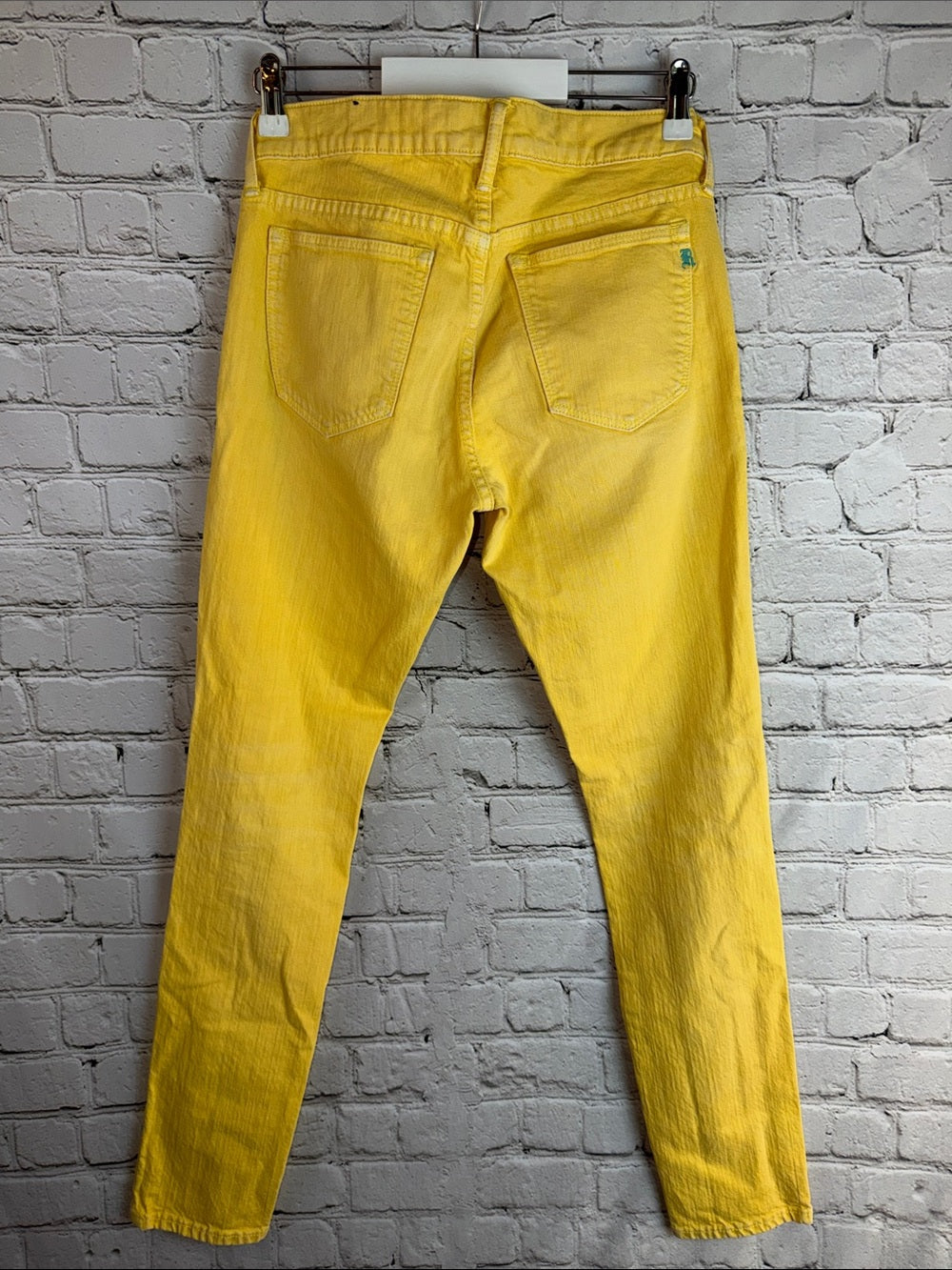RUGBY RALPH LAUREN Bright Yellow Super Skinny Jeans | Collectible Designer Denim