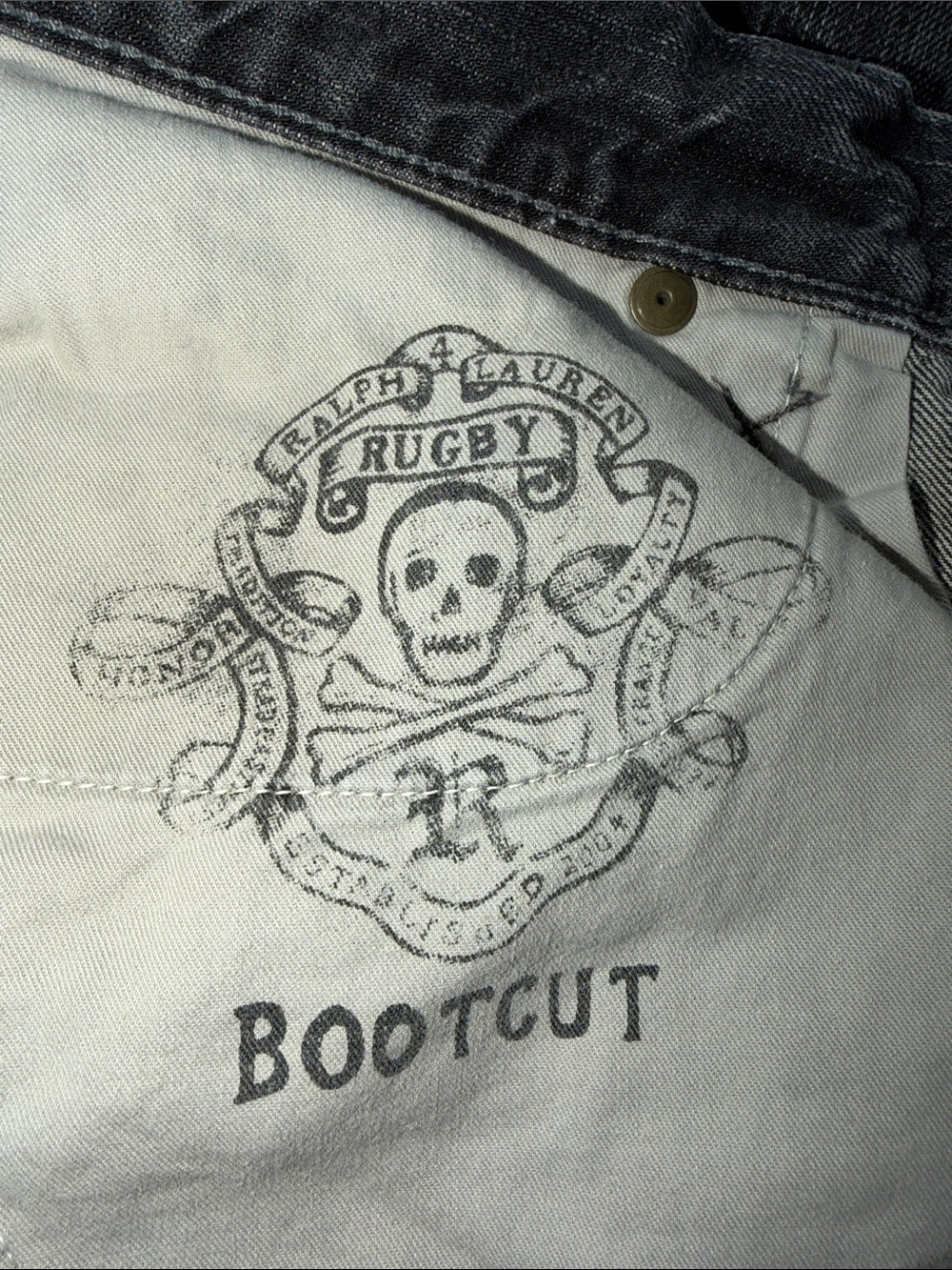 RUGBY RALPH LAUREN Black Bootcut Jeans | Special Issue | Collectible Denim | 28