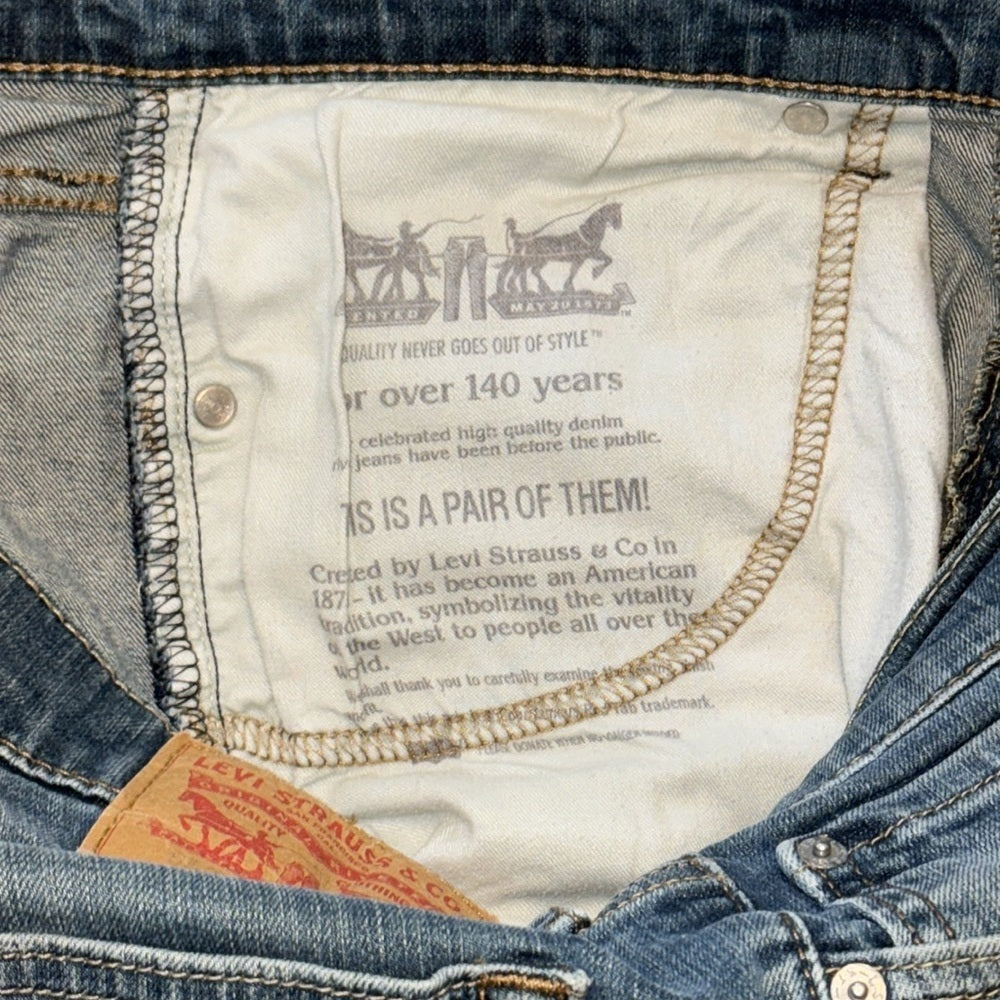 LEVI’S 559 Denim Blue Jeans, Size 33 x 34