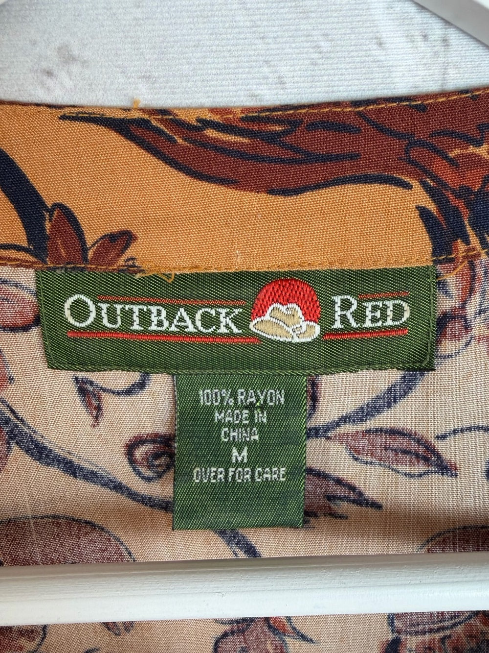 OUTBACK RED Vintage Modest Midi Dress Long Sleeve High Neck Classic