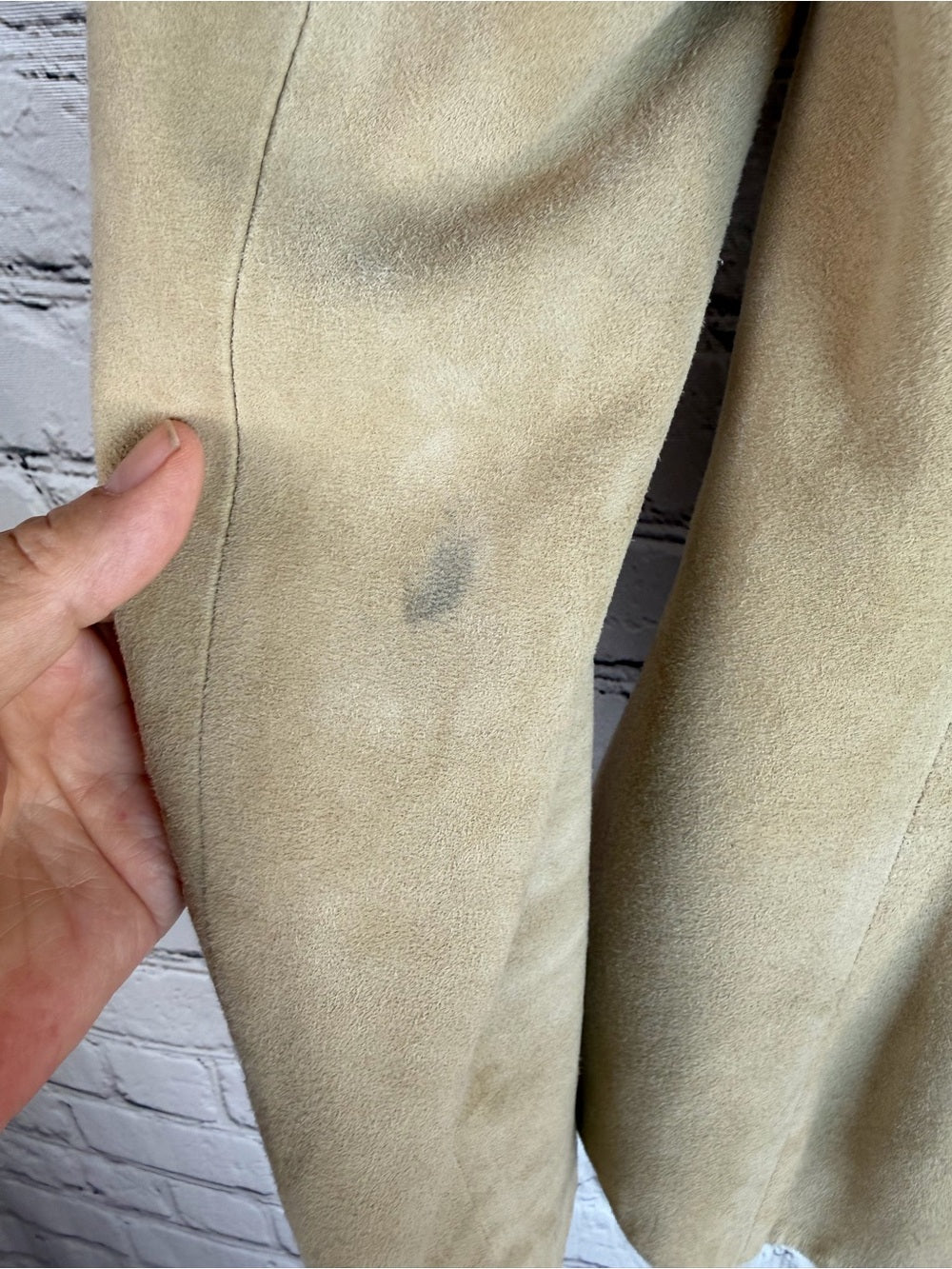 RALPH LAUREN Tan Suede Blazer Jacket Size 2 Equestrian Old Money Americana