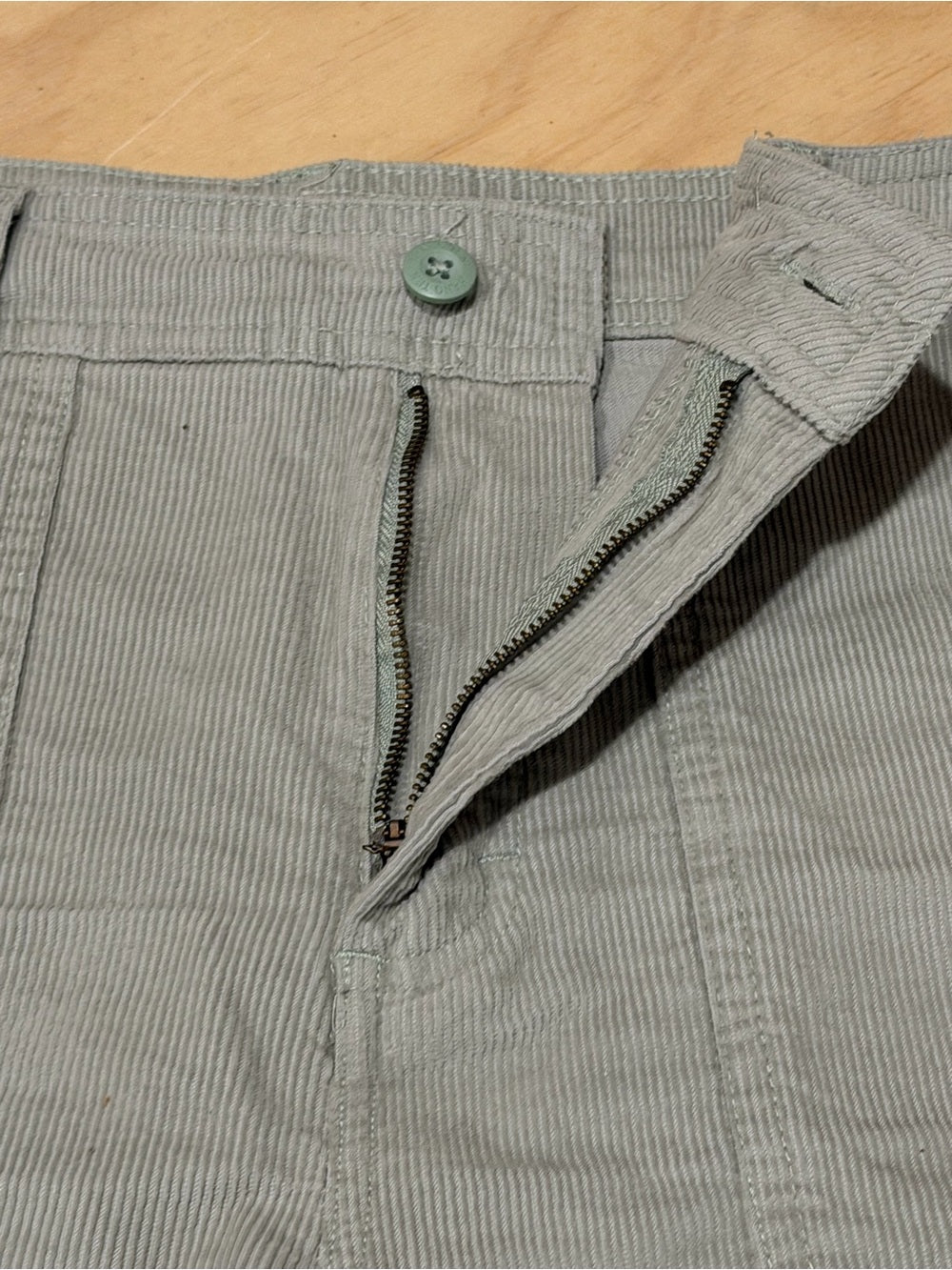 HANG TEN Sage Green Corduroy Women's Shorts