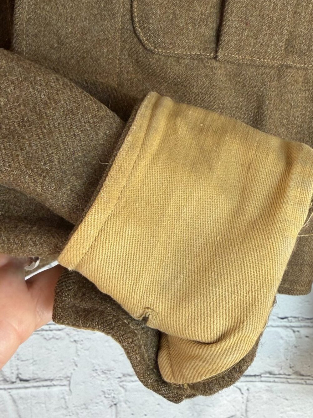 VINTAGE 1961 Battle Wool Military Jacket British Commonwealth Army