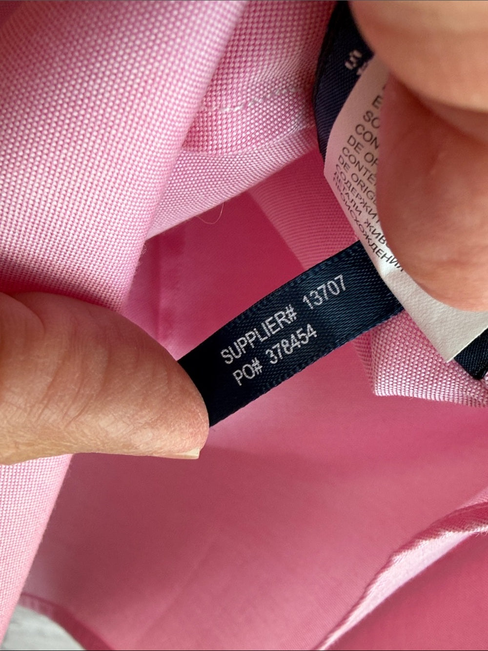 Ralph Lauren Light Pink Crest Button-Down Shirt