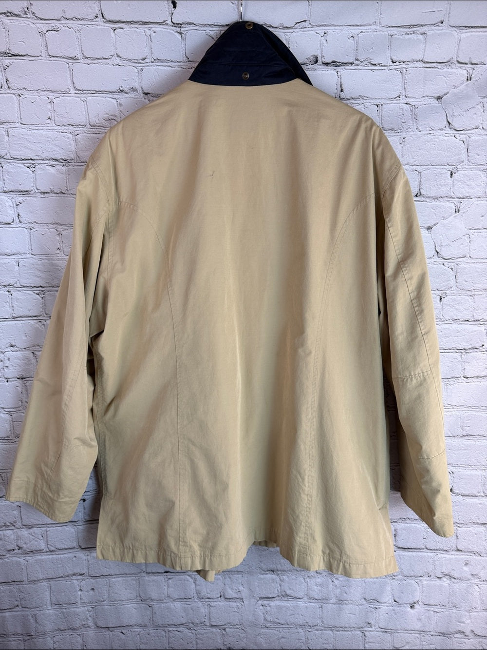 FAÇONNABLE Cream Khaki Jacket Trench French Classic Quiet Luxury