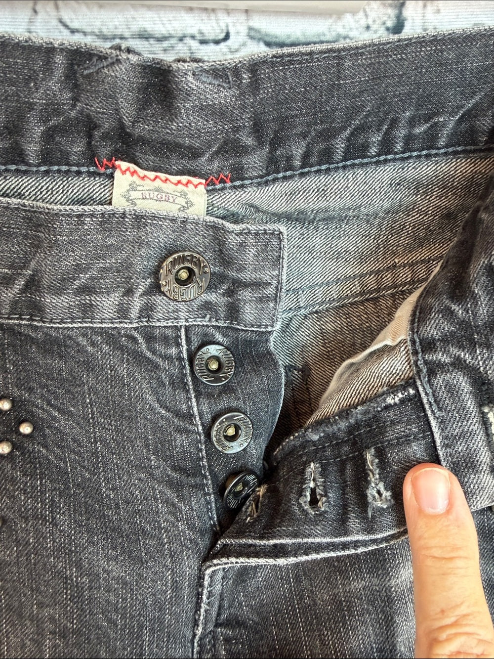 RUGBY RALPH LAUREN Black Bootcut Jeans | Special Issue | Collectible Denim | 28