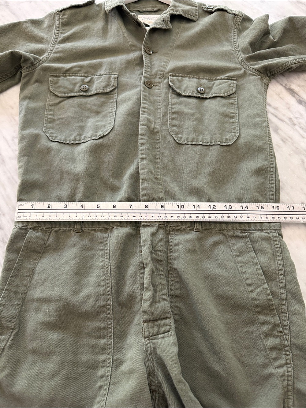 Ralph Lauren Denim & Supply Olive Green Utility Shirt Women Size S