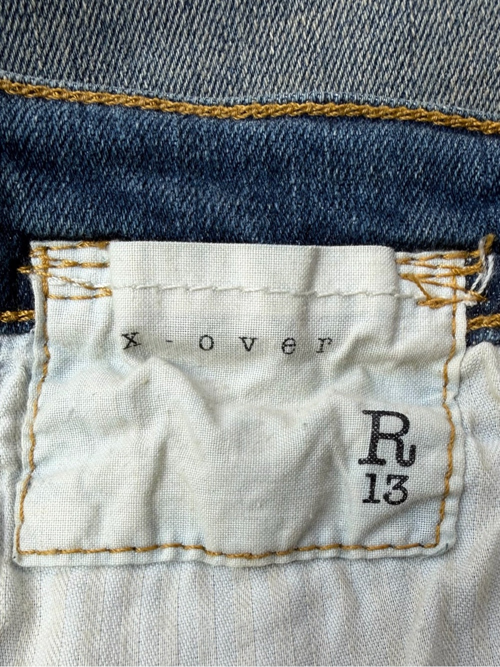 R13 X-OVER Crossover Jeans | Italy 25