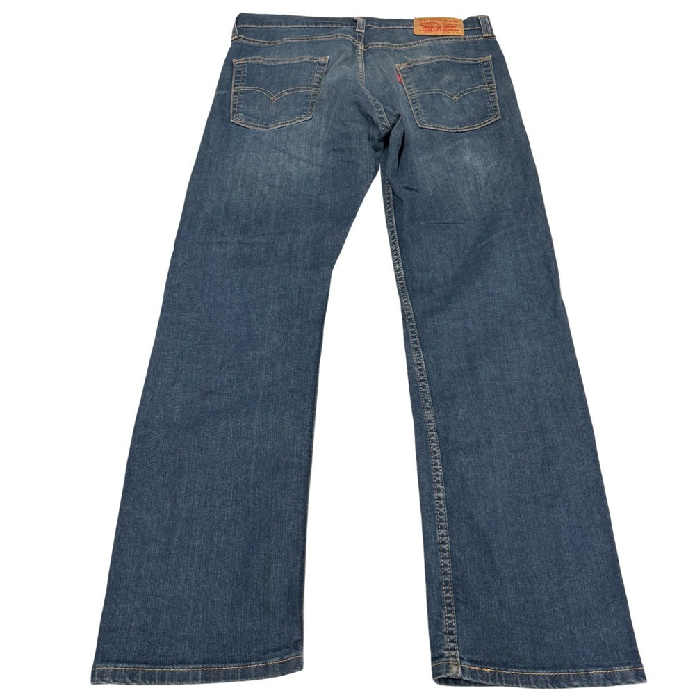 LEVI’S 513 Slim Straight Distressed Jeans 30x30 Mechanic Workwear Look