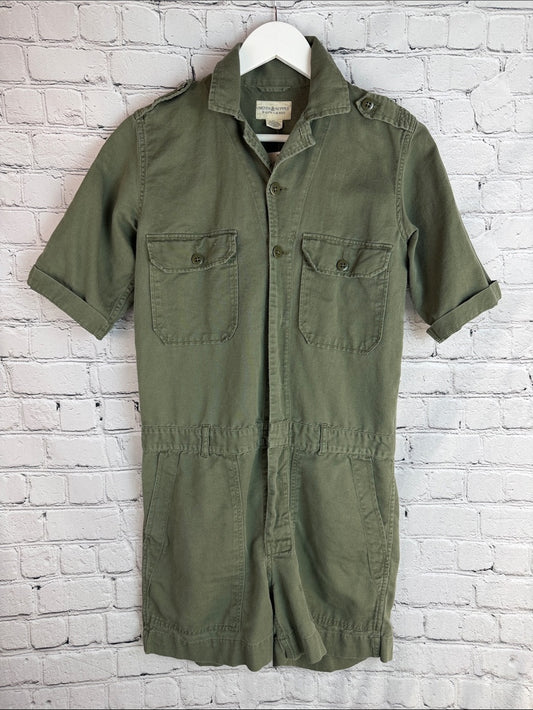 Ralph Lauren Denim & Supply Olive Green Utility Shirt Women Size S